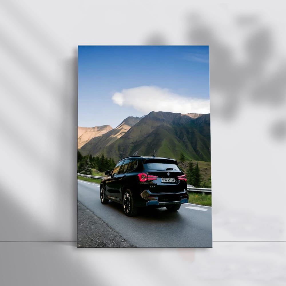 Bmw Ix3 Black Wall Art