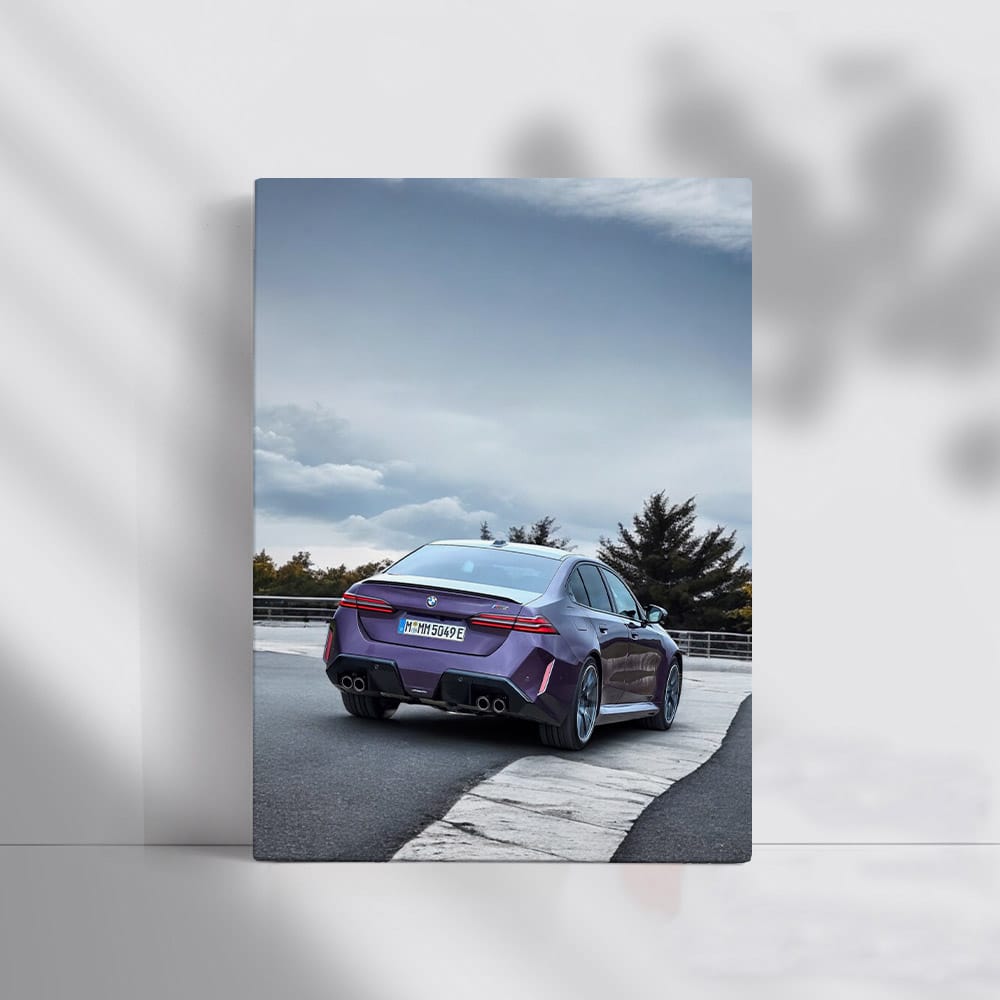 2025 BMW M5 Zooming Down Highway - Power and Elegance