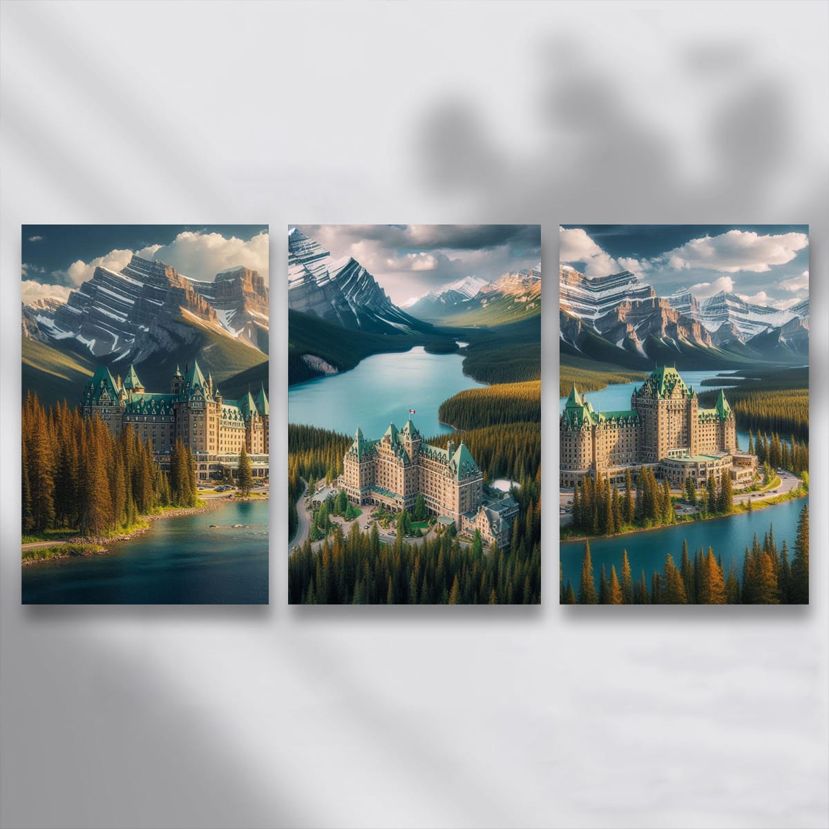 Banff Springs Hotel Canada Set of 3