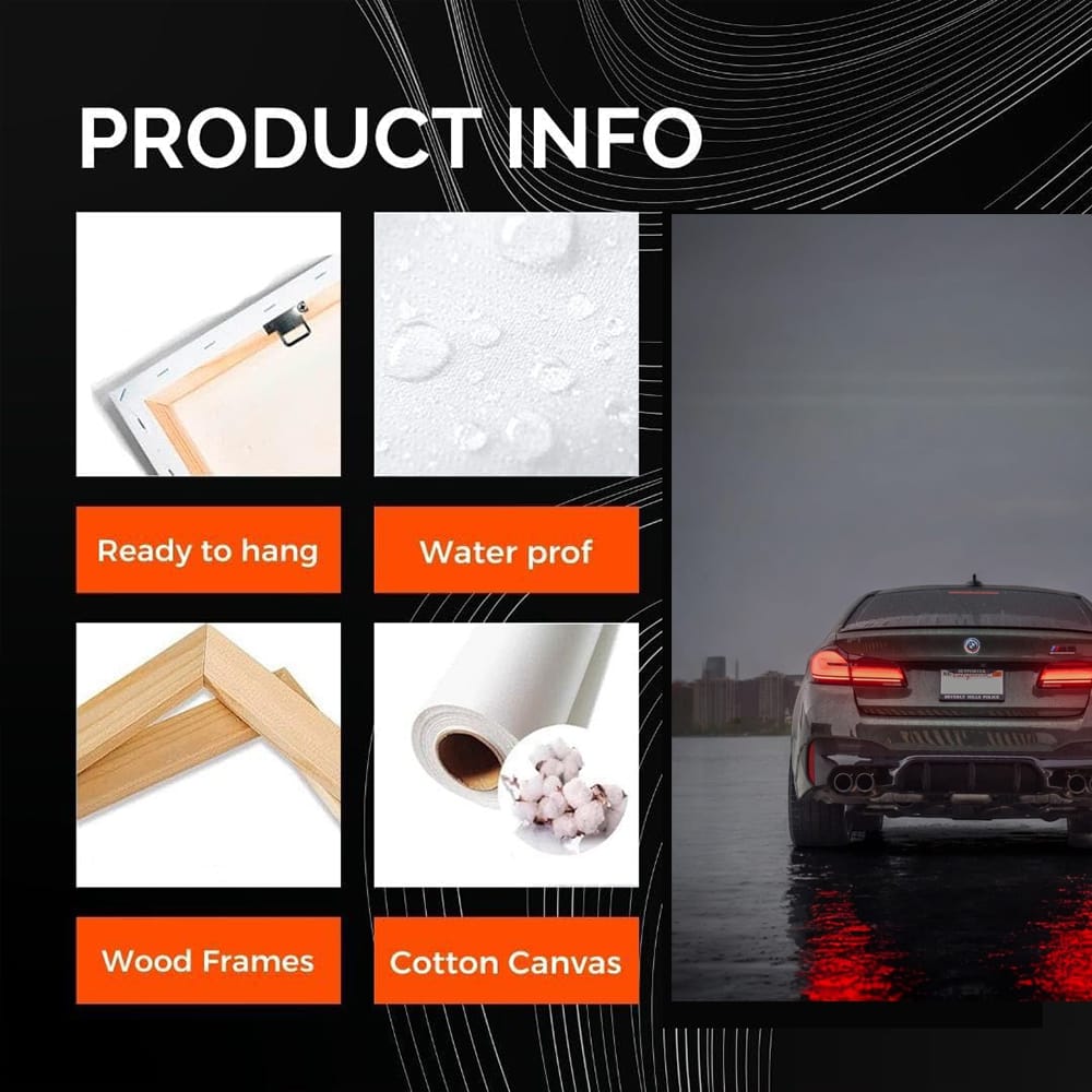 Black BMW M5 F90 in Rain: Elegance Meets Power