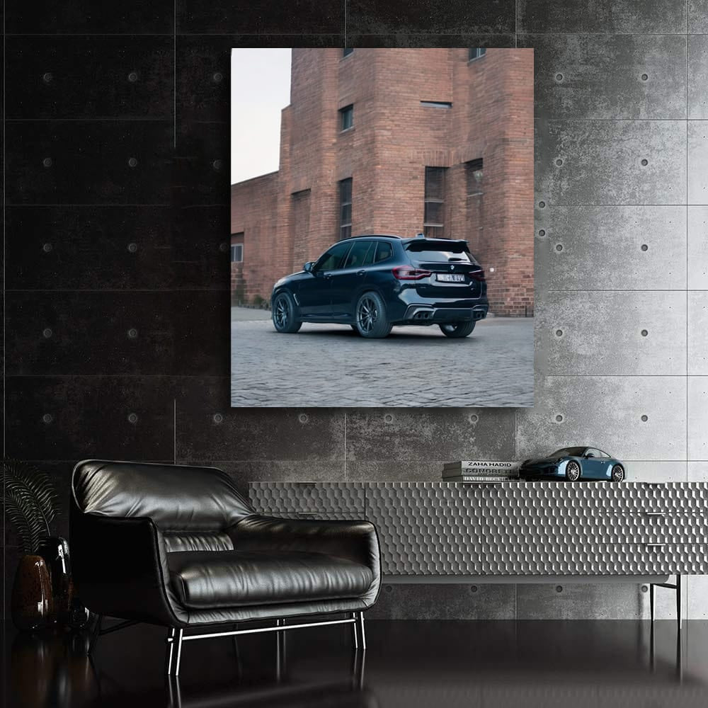 Black Bmw X3 G0 Wall Art