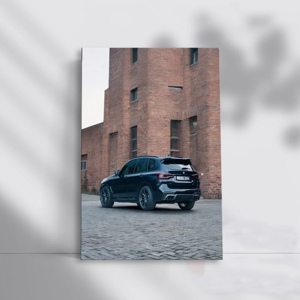 Black Bmw X3 G0 Wall Art