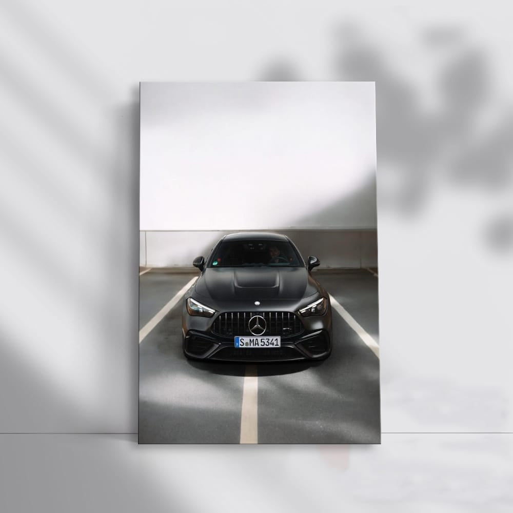 Sleek Black Mercedes CLE 53 AMG Parked - Power Meets Elegance