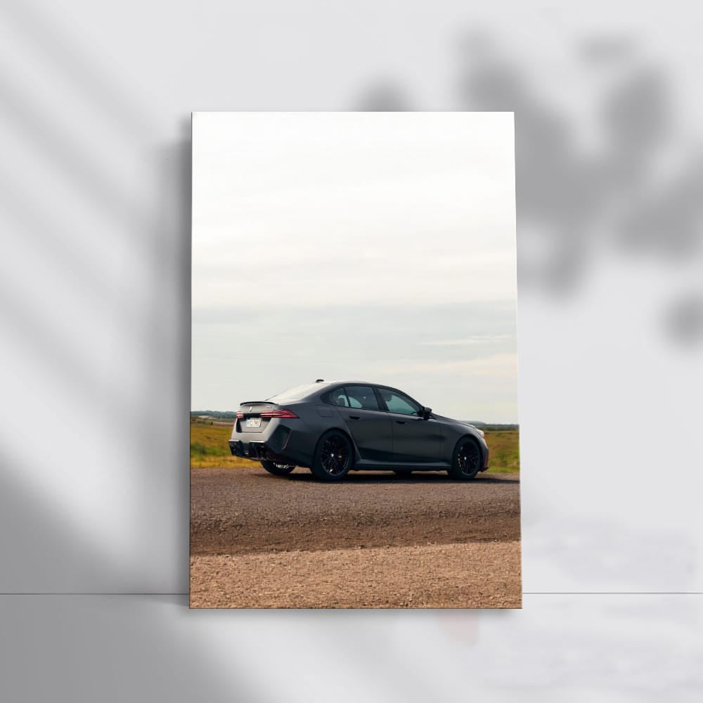 BMW M5 G90 Sedan in Black Matte: Sleek Power Redefined