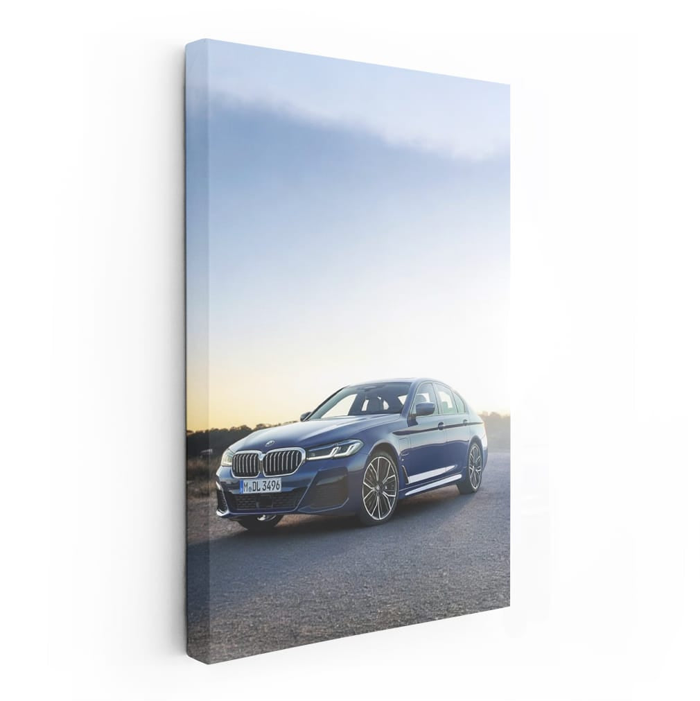 Blue Bmw G30 Hybri Wall Art