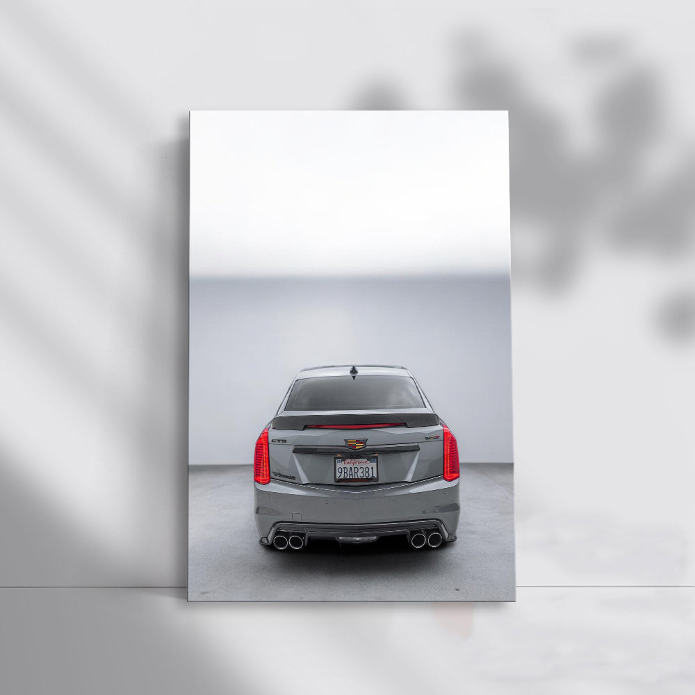 Cadillac 7 Gray Parked - Sleek Elegance in Motion