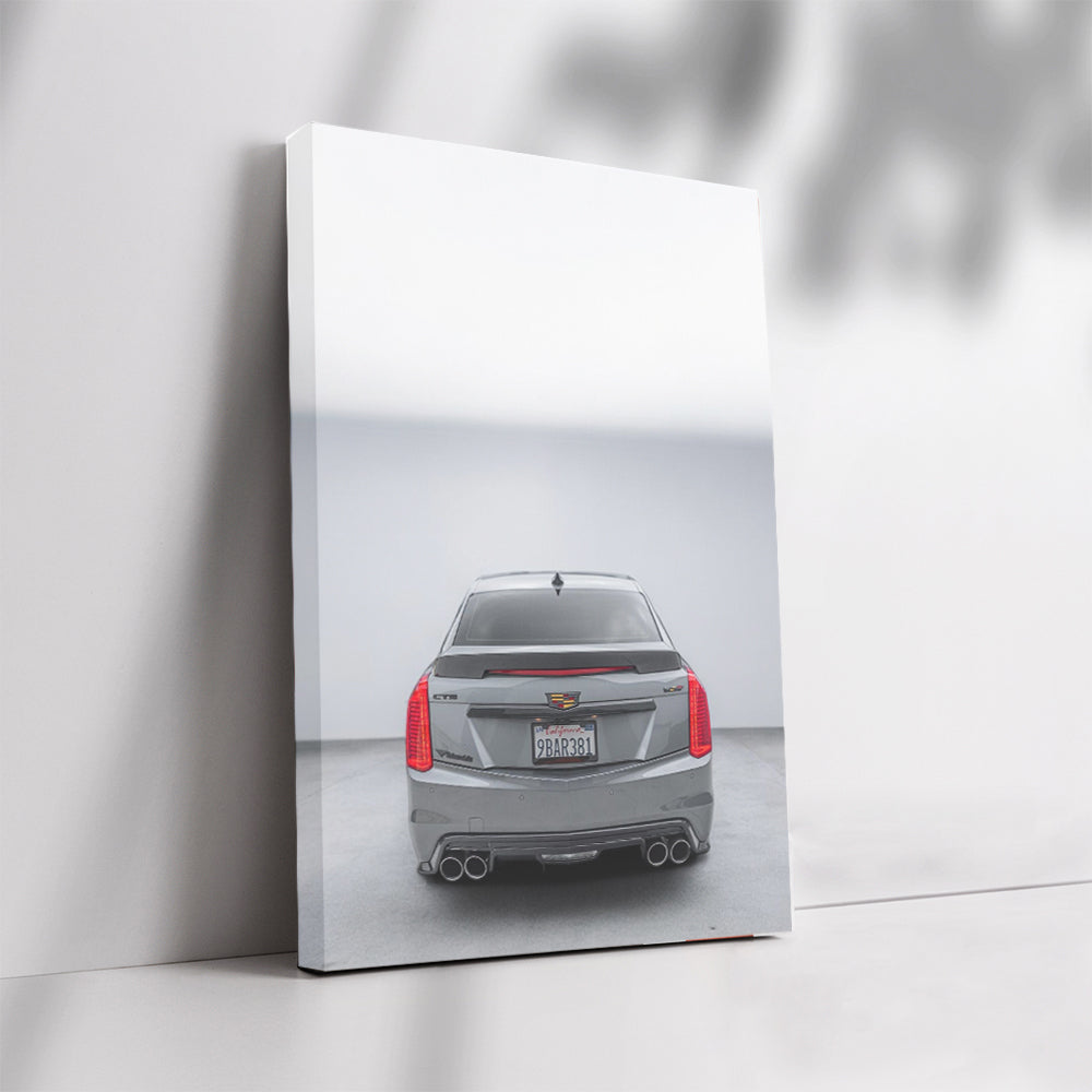 Cadillac 7 Gray Parked - Sleek Elegance in Motion
