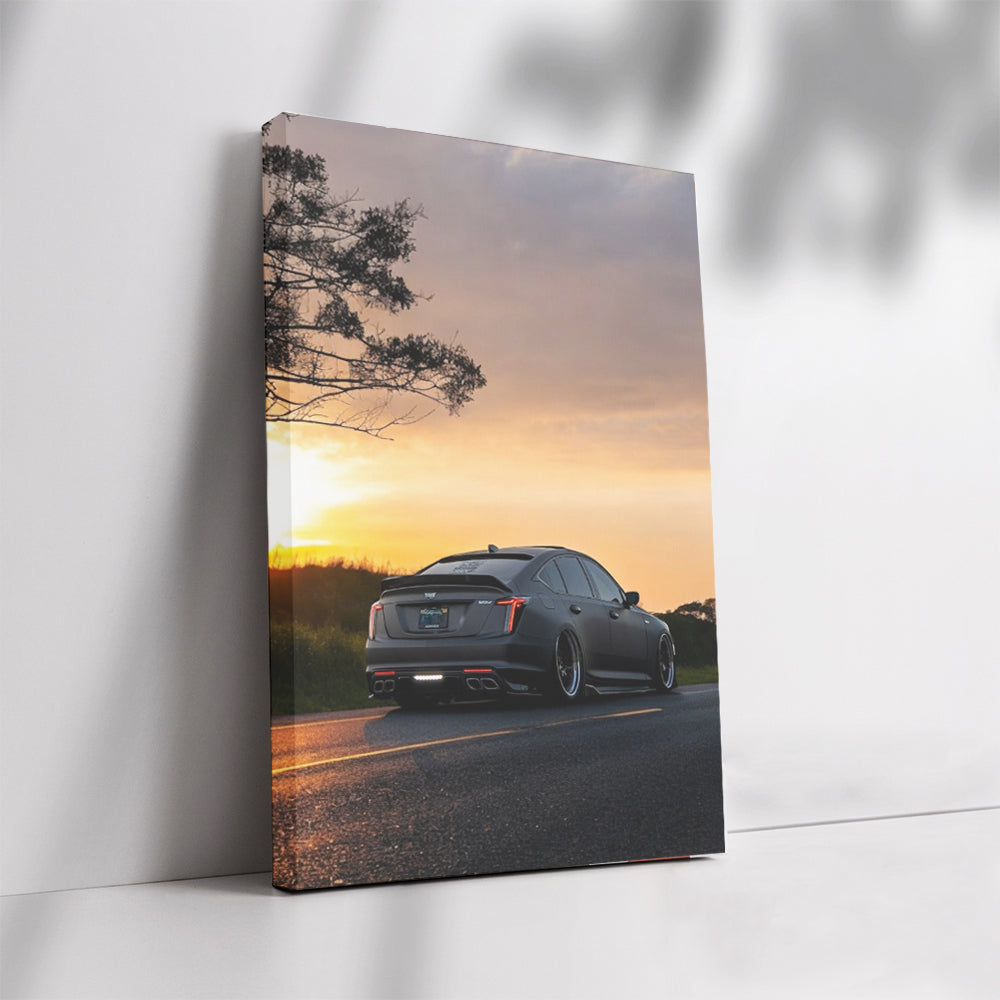 Cadillac CT5-V at Sunset - Sporty Elegance Unveiled