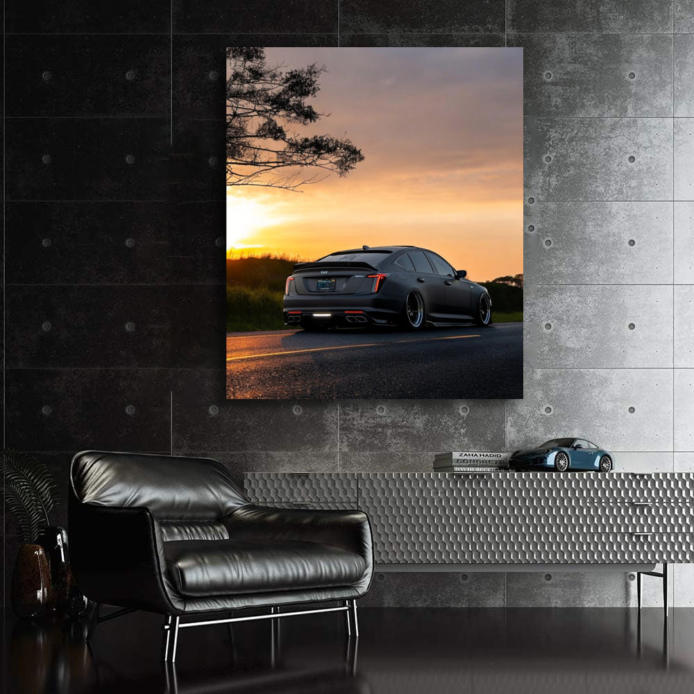 Cadillac CT5-V at Sunset - Sporty Elegance Unveiled