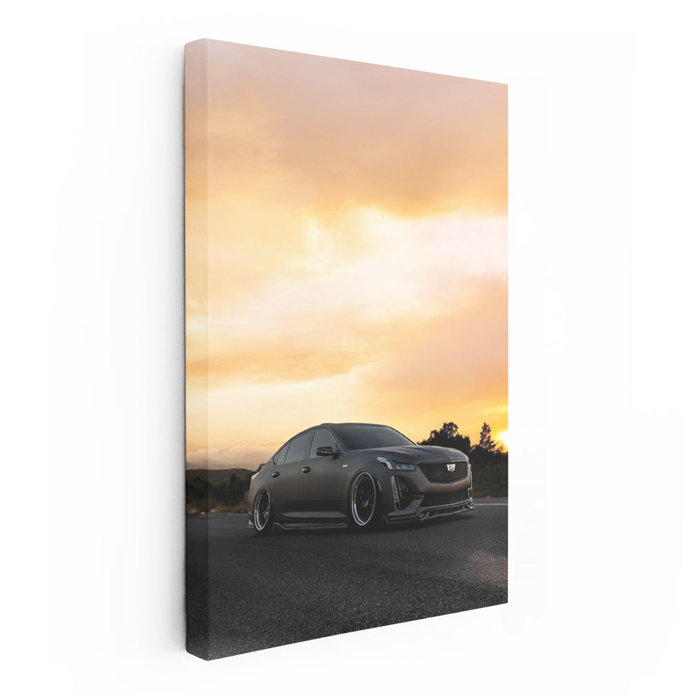 Cadillac CT5-V at Sunset - Performance Elegance Captured