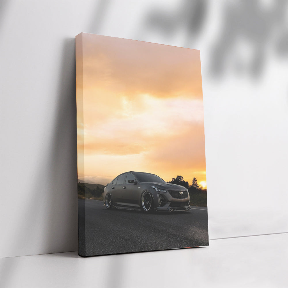 Cadillac CT5-V at Sunset - Performance Elegance Captured