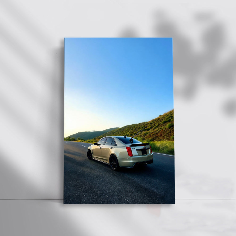 Cadillac CTS v3 Navigating Mountain Roads - Performance Redefined