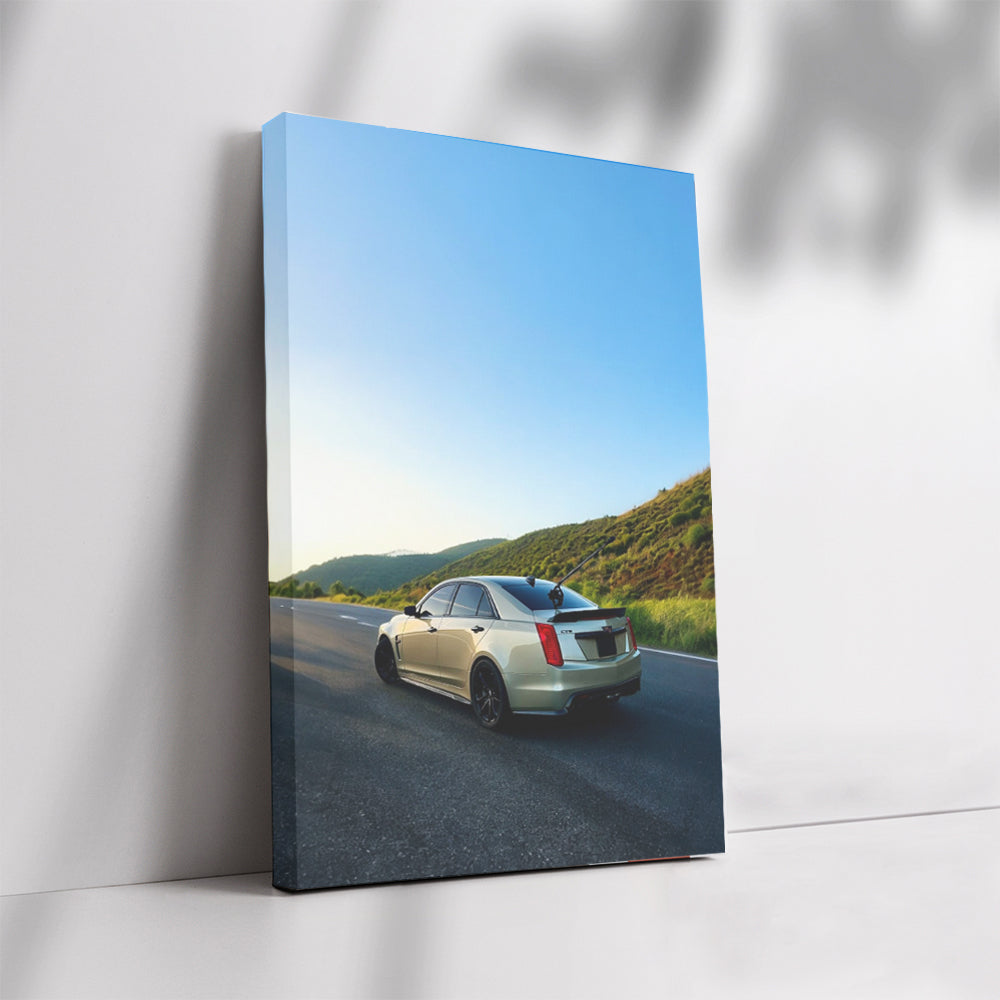 Cadillac CTS v3 Navigating Mountain Roads - Performance Redefined