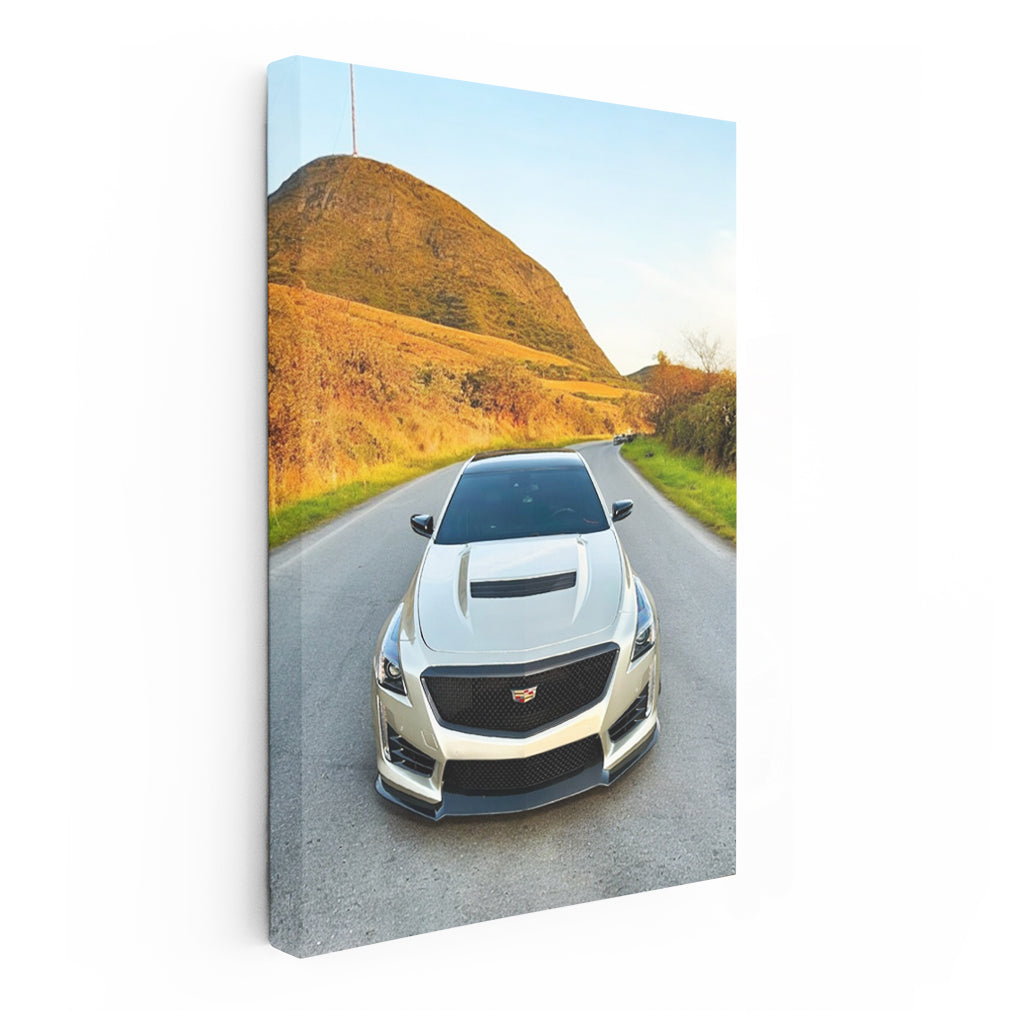 Cadillac CTS v3 Cruising Mountain Roads - Power & Elegance