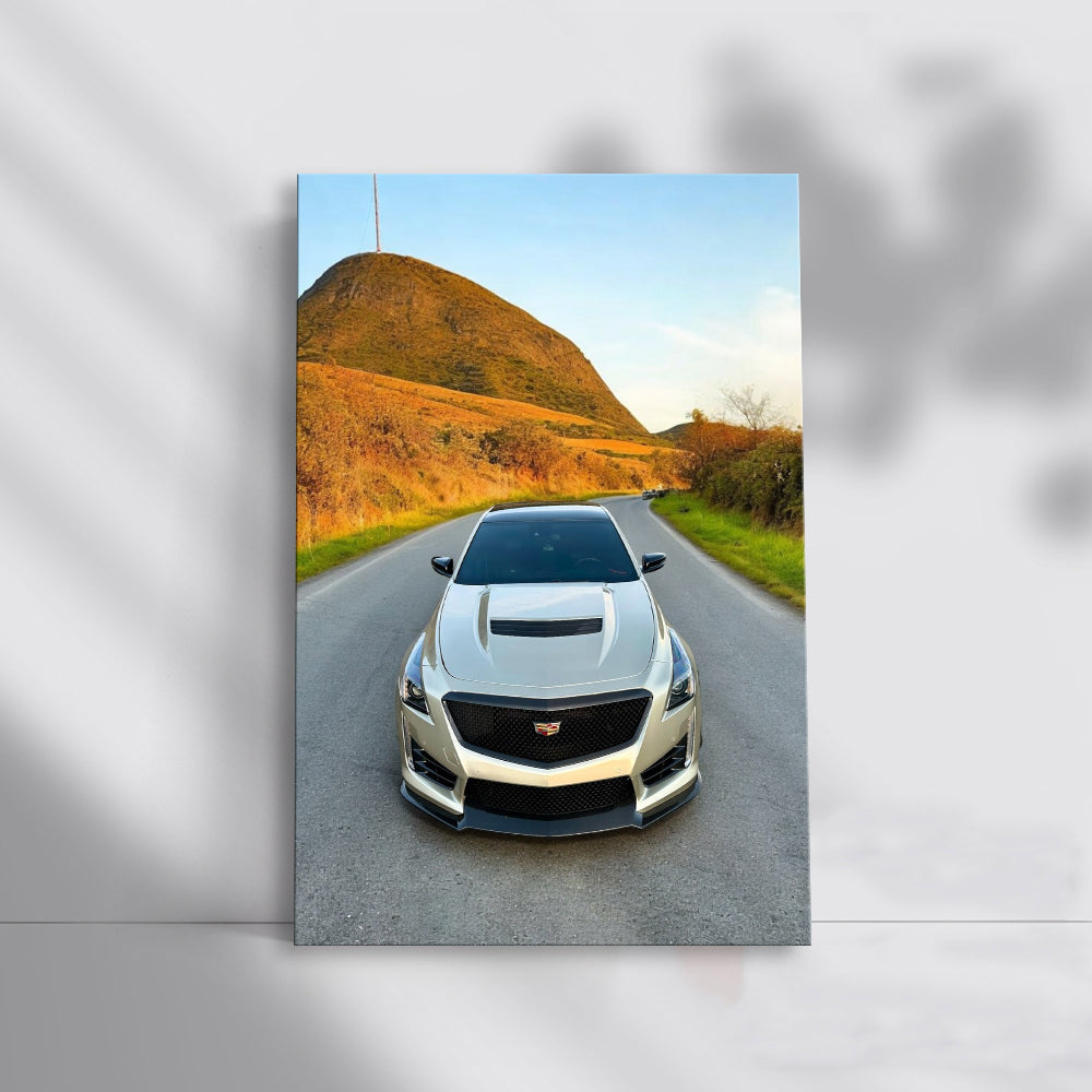 Cadillac CTS v3 Cruising Mountain Roads - Power & Elegance