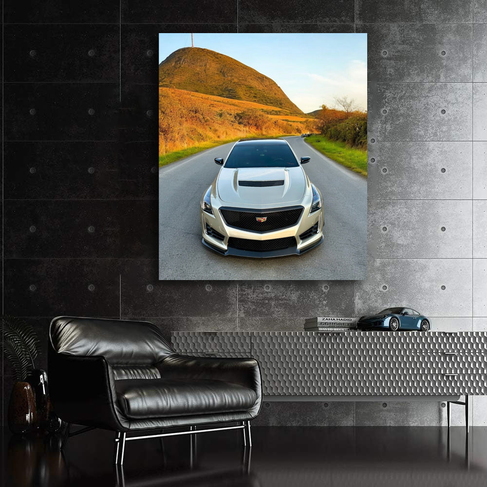 Cadillac CTS v3 Cruising Mountain Roads - Power & Elegance