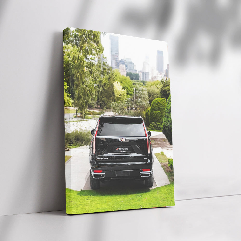 Cadillac Escalade in Urban Scene - Luxurious Powerhouse