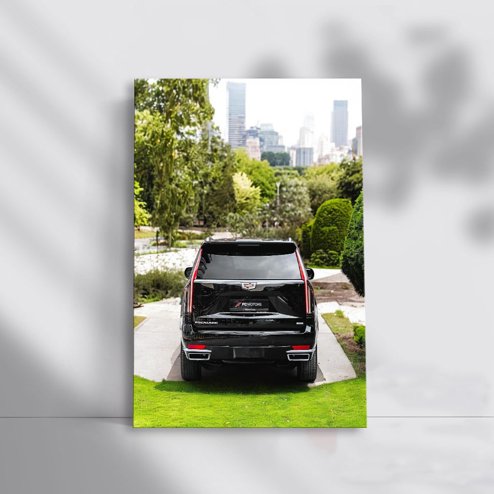 Cadillac Escalade in Urban Scene - Luxurious Powerhouse