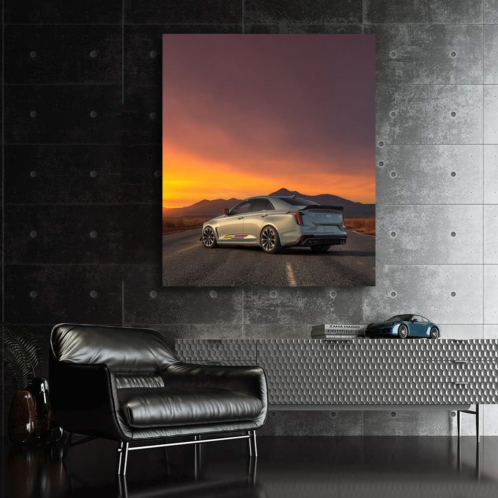 Sunset Cadillac - Icon of Elegance and Power