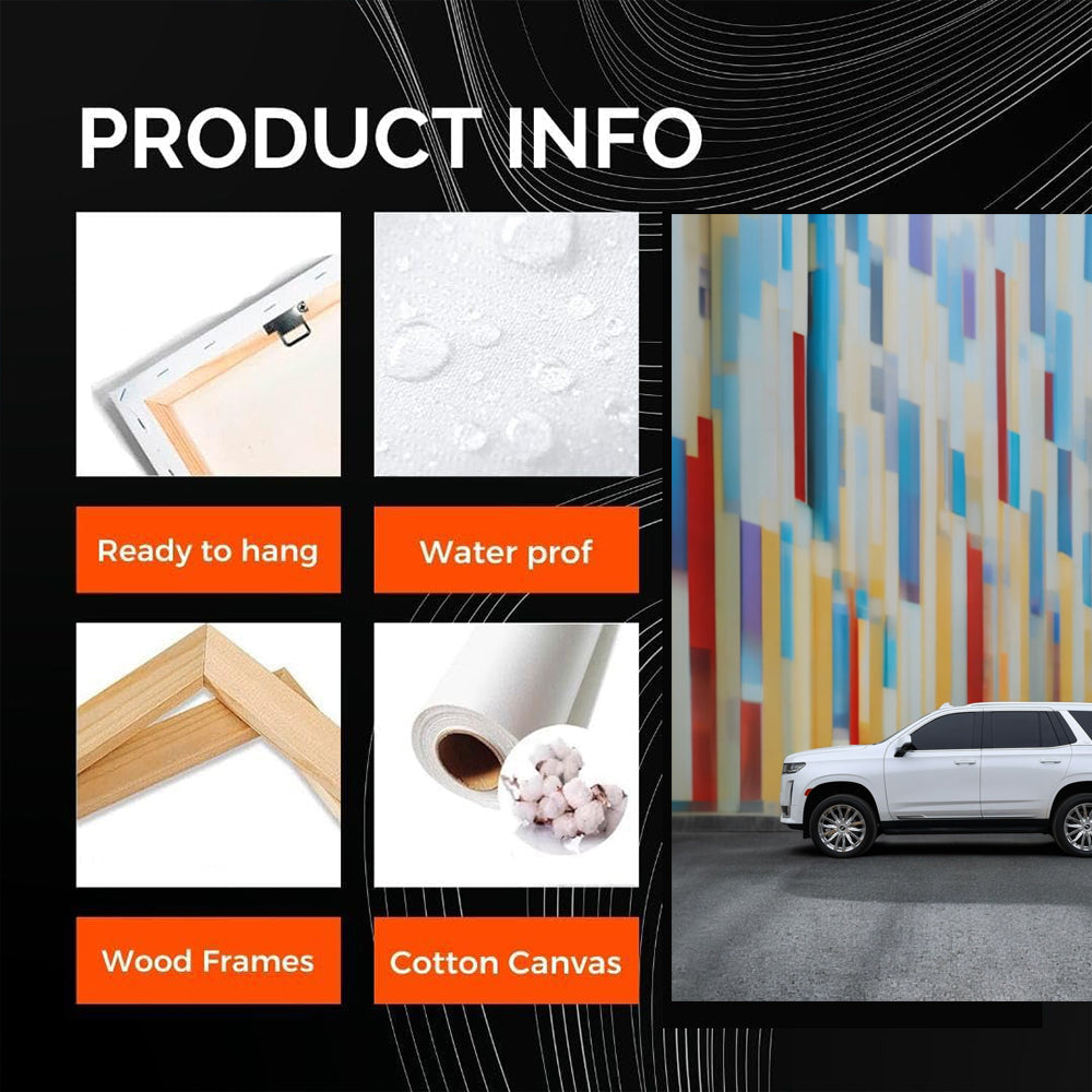 Cadillac Color Wall - Bold Elegance in Every Shade