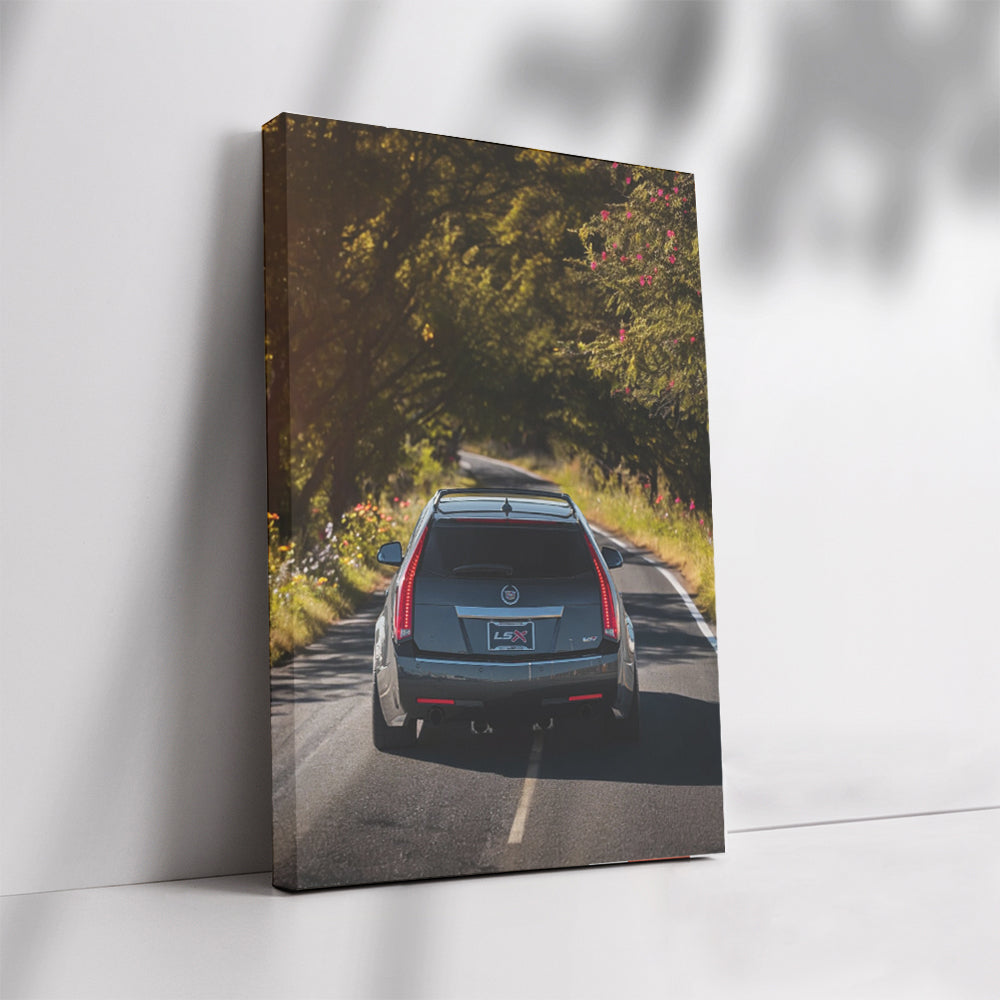 Cadillac Navigates Forest Roads - Luxury in Motion