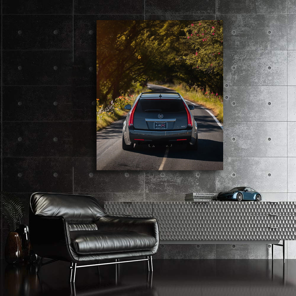 Cadillac Navigates Forest Roads - Luxury in Motion