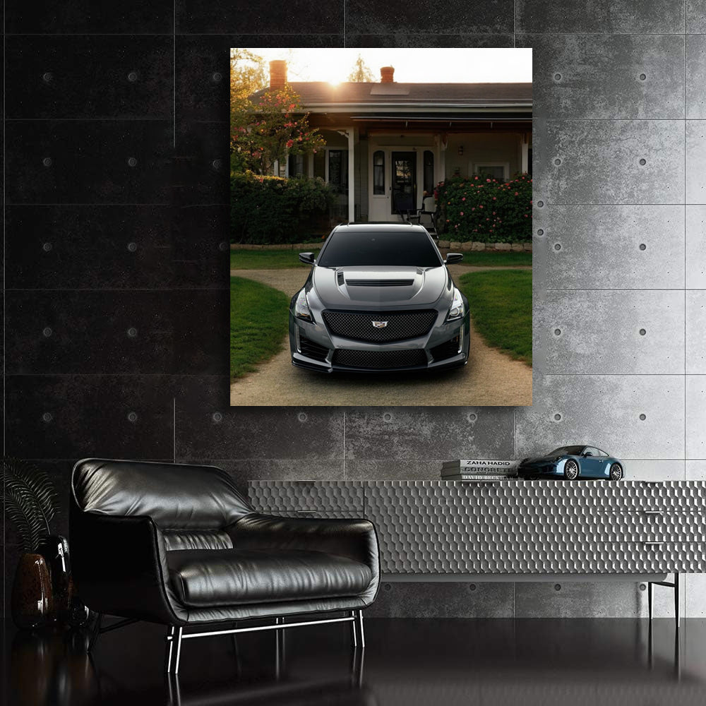 Cadillac in Village Gray - Classic Elegance in Motion