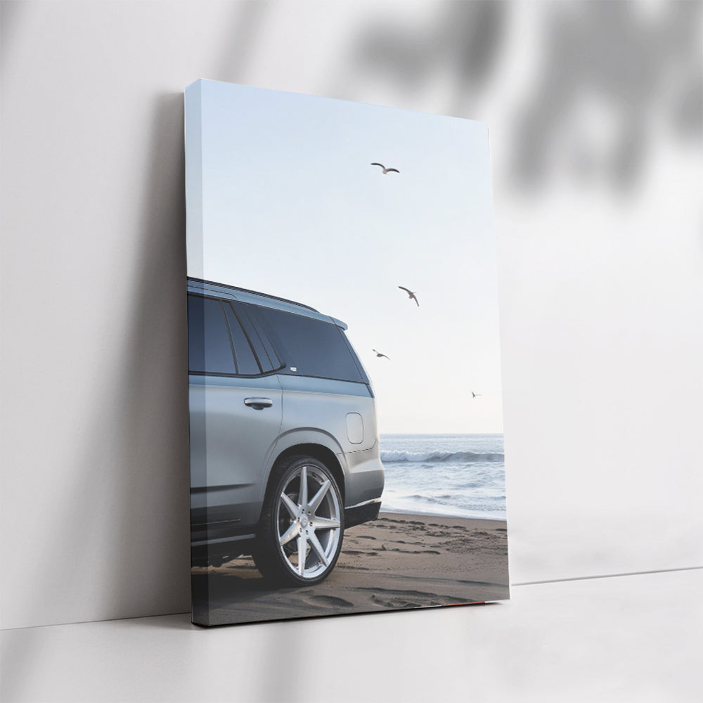 Silver Cadillac by Shore - Graceful Power and Style