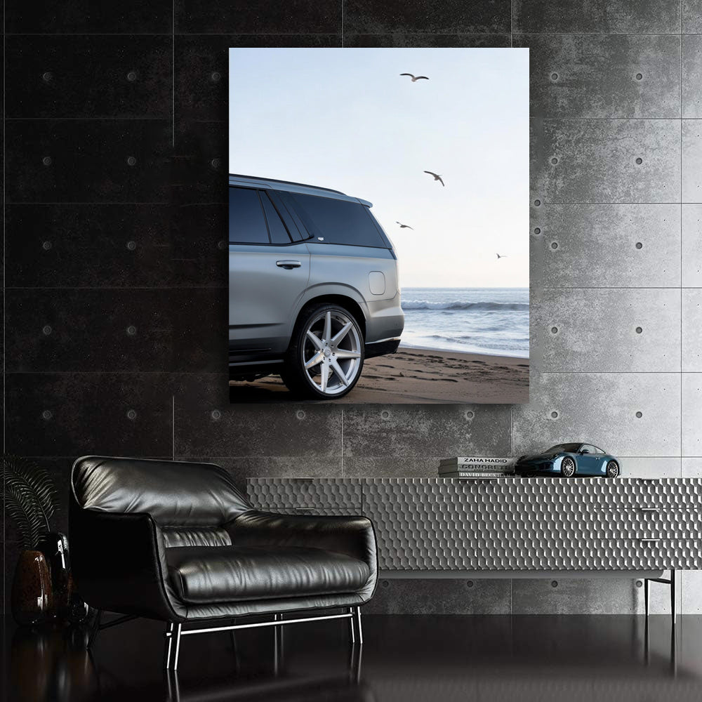 Silver Cadillac by Shore - Graceful Power and Style