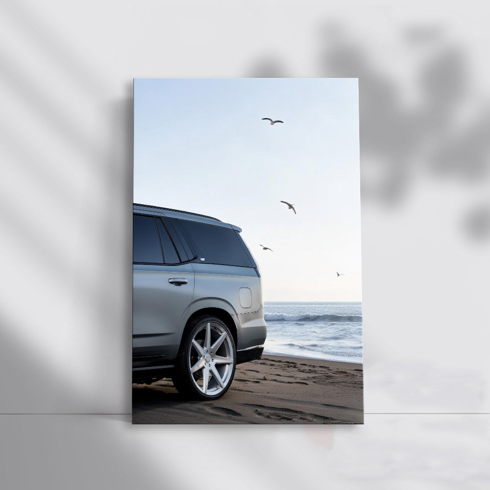 Silver Cadillac by Shore - Graceful Power and Style