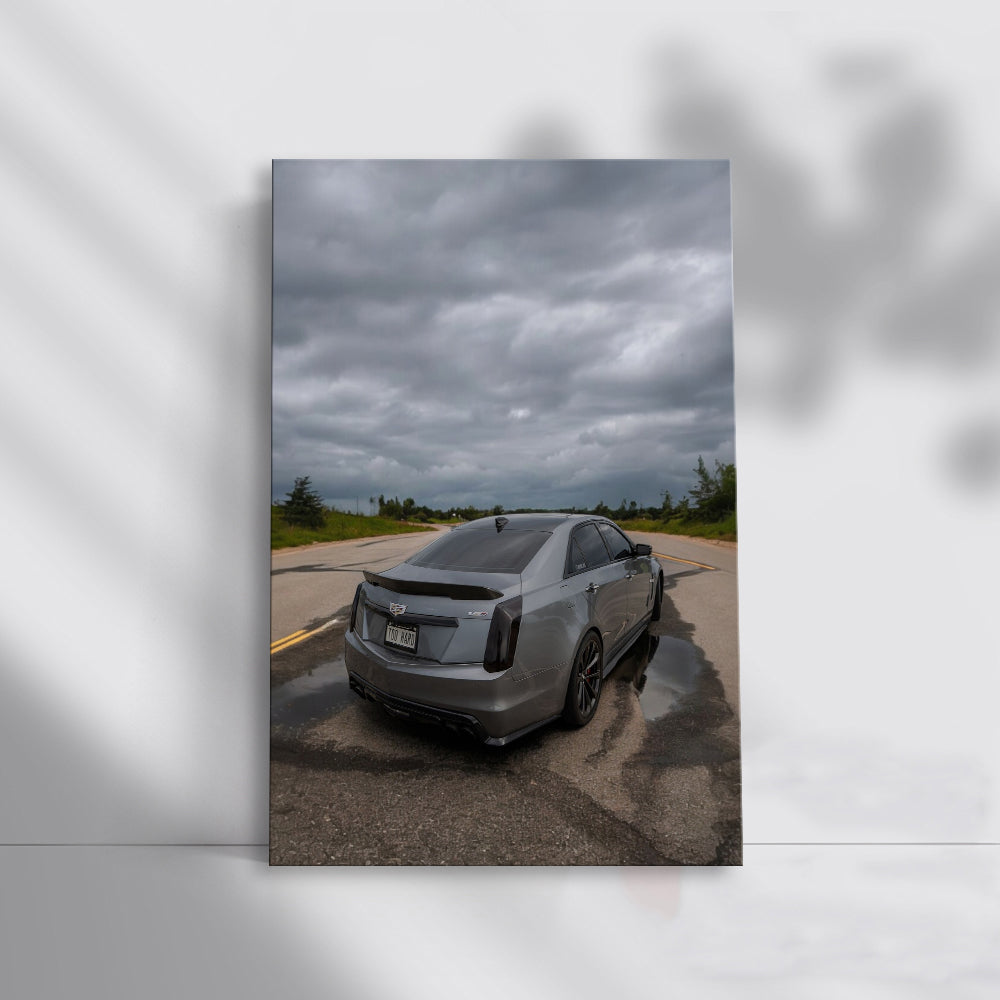 Cloudy Weather Cadillac Grey 1 - Classic Elegance