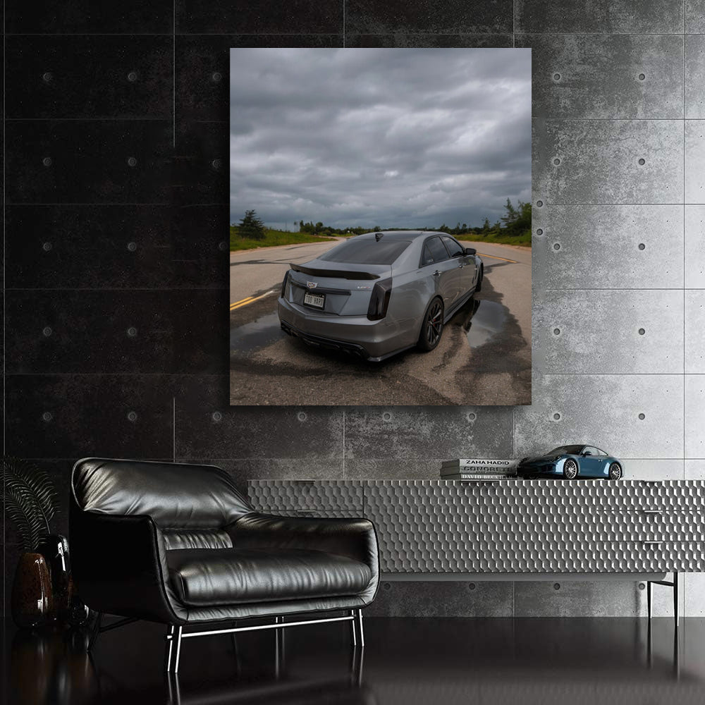Cloudy Weather Cadillac Grey 1 - Classic Elegance