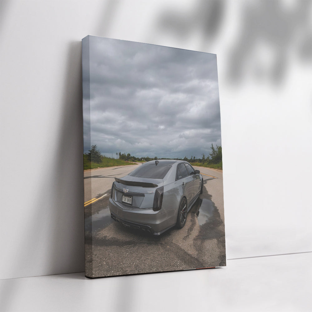 Cloudy Weather Cadillac Grey 1 - Classic Elegance