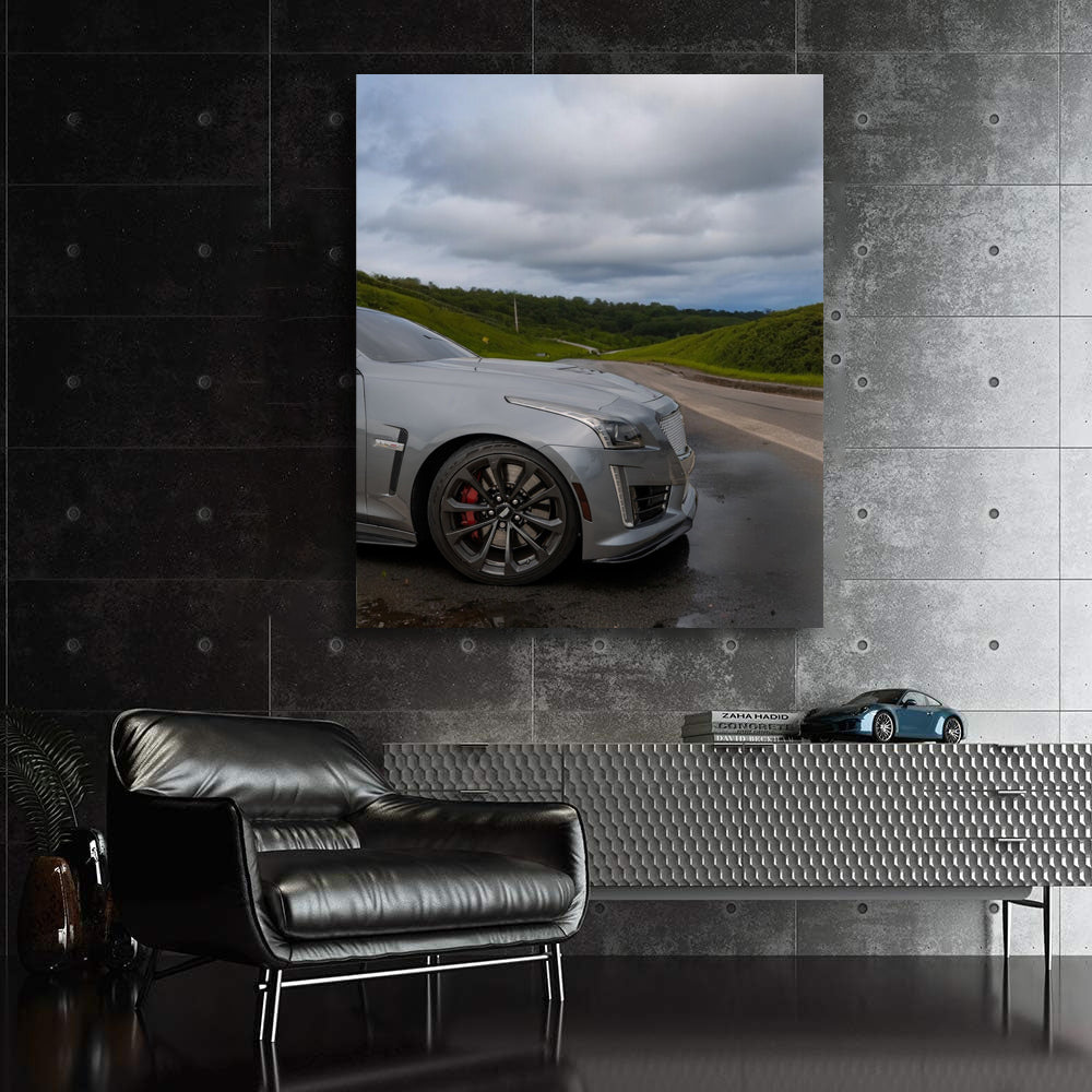 Cloudy Weather Cadillac in Grey - Elegance on Wheels
