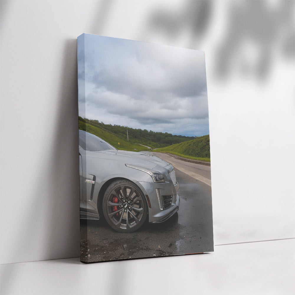 Cloudy Weather Cadillac in Grey - Elegance on Wheels