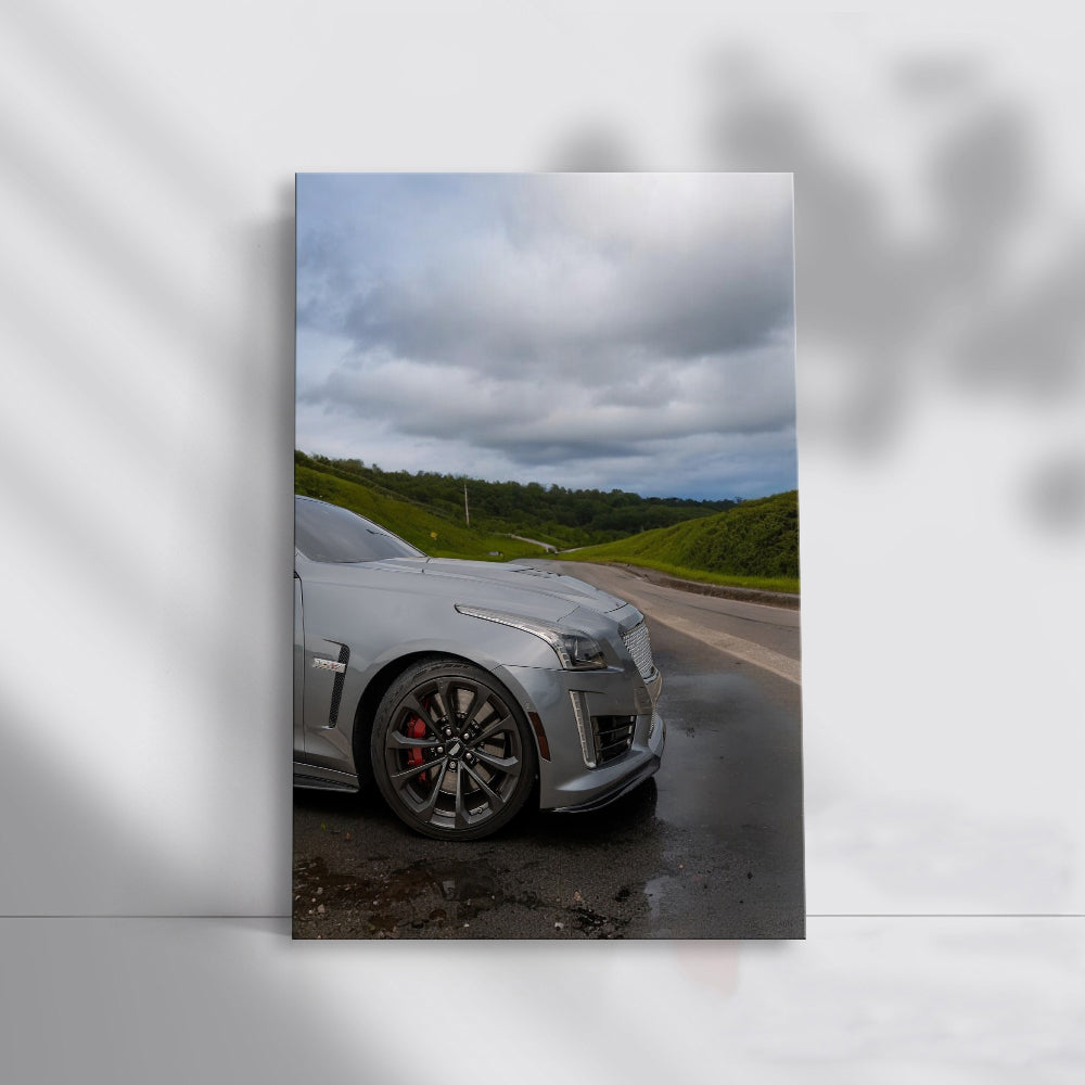 Cloudy Weather Cadillac in Grey - Elegance on Wheels