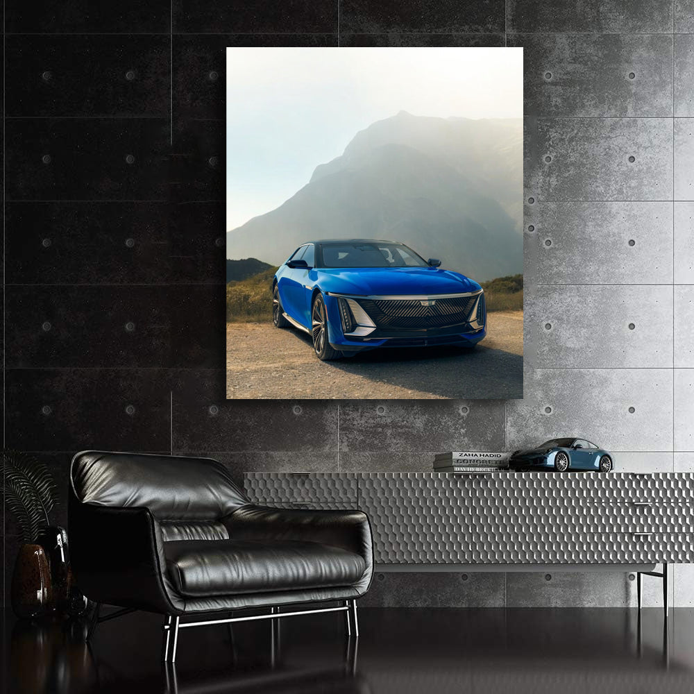 Cadillac in Hills - Classic Elegance on Highways