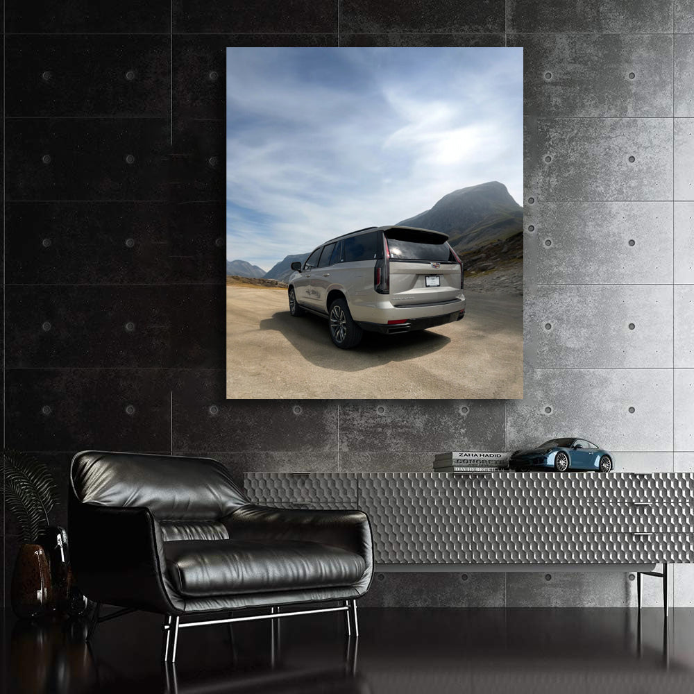 Cadillac in Mountains - Elegant Adventure Awaits