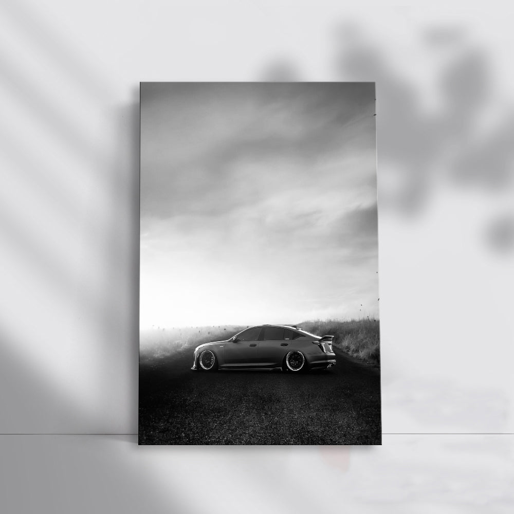 Monochrome Cadillac - Elegance in Motion