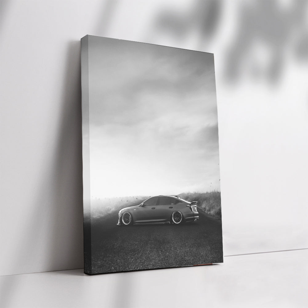 Monochrome Cadillac - Elegance in Motion