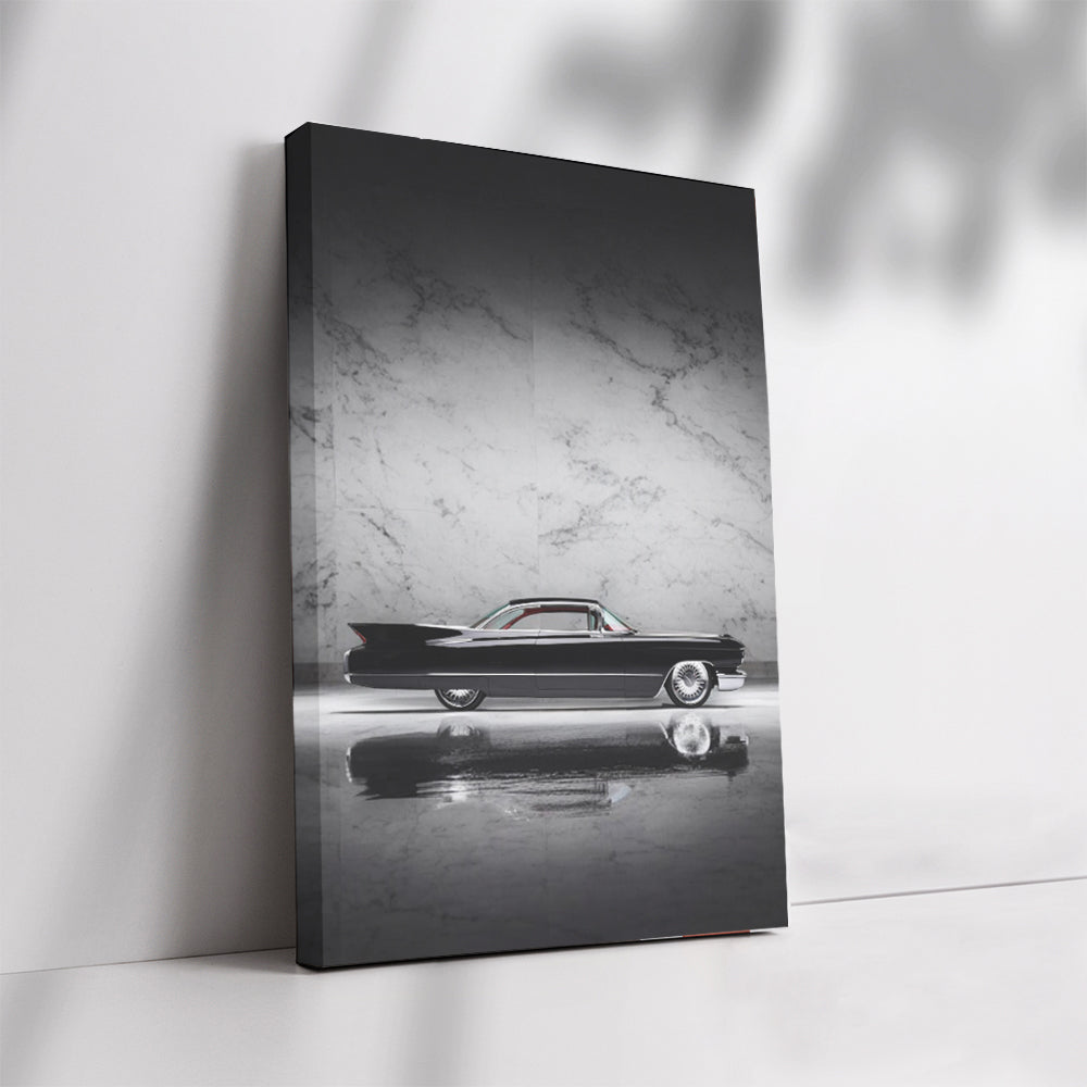 Vintage Black Cadillac Marble - Classic Elegance