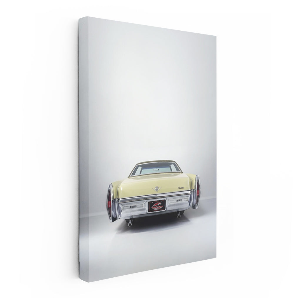 Vintage Yellow Cadillac - Classic Elegance in Motion