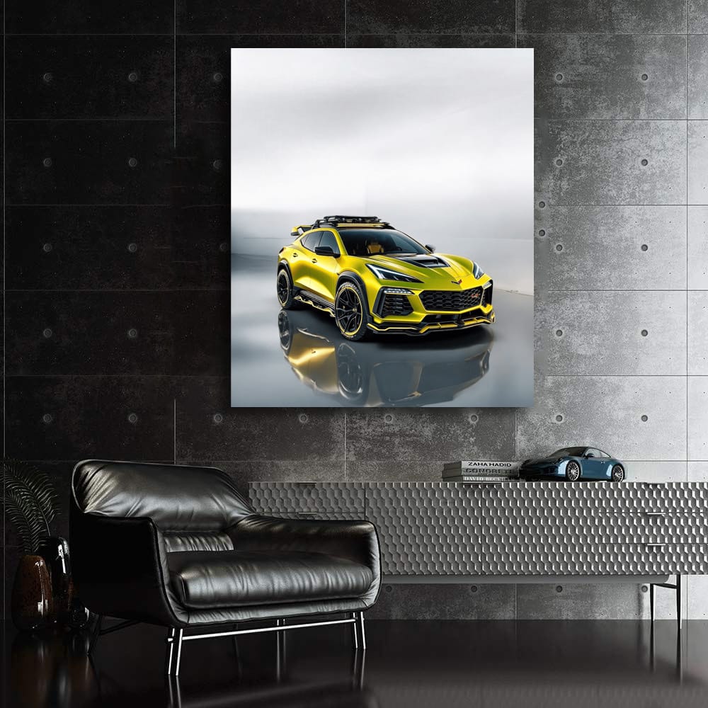 Chevrolet SUV Corvette in Parking - Sporty and Bold