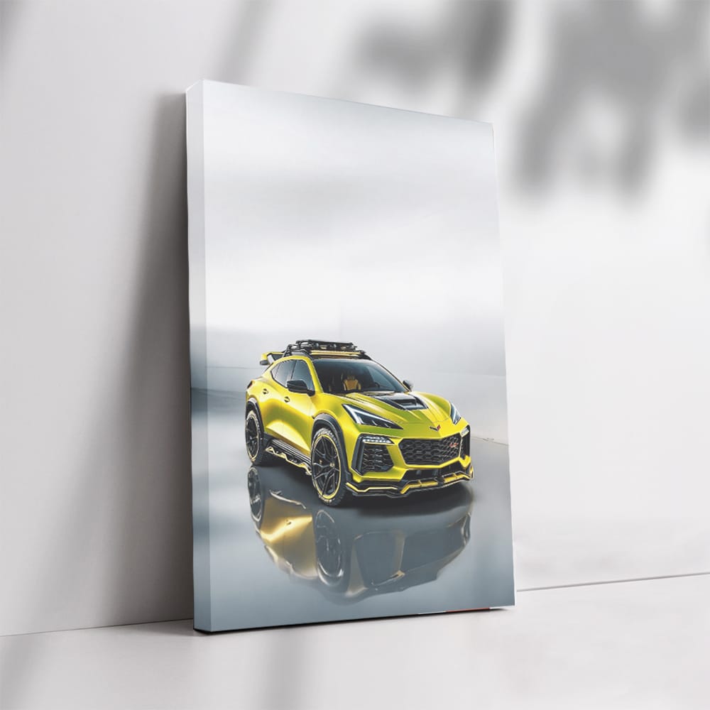 Chevrolet SUV Corvette in Parking - Sporty and Bold