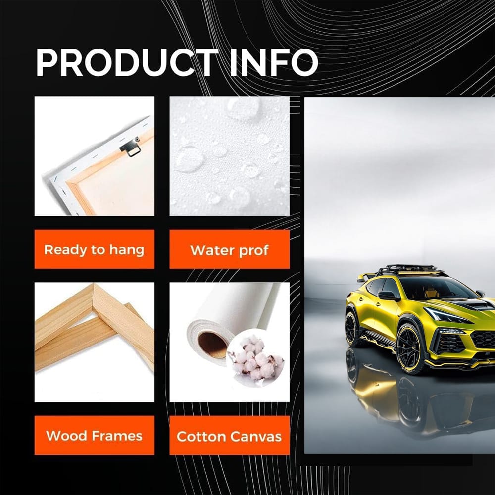 Chevrolet SUV Corvette in Parking - Sporty and Bold