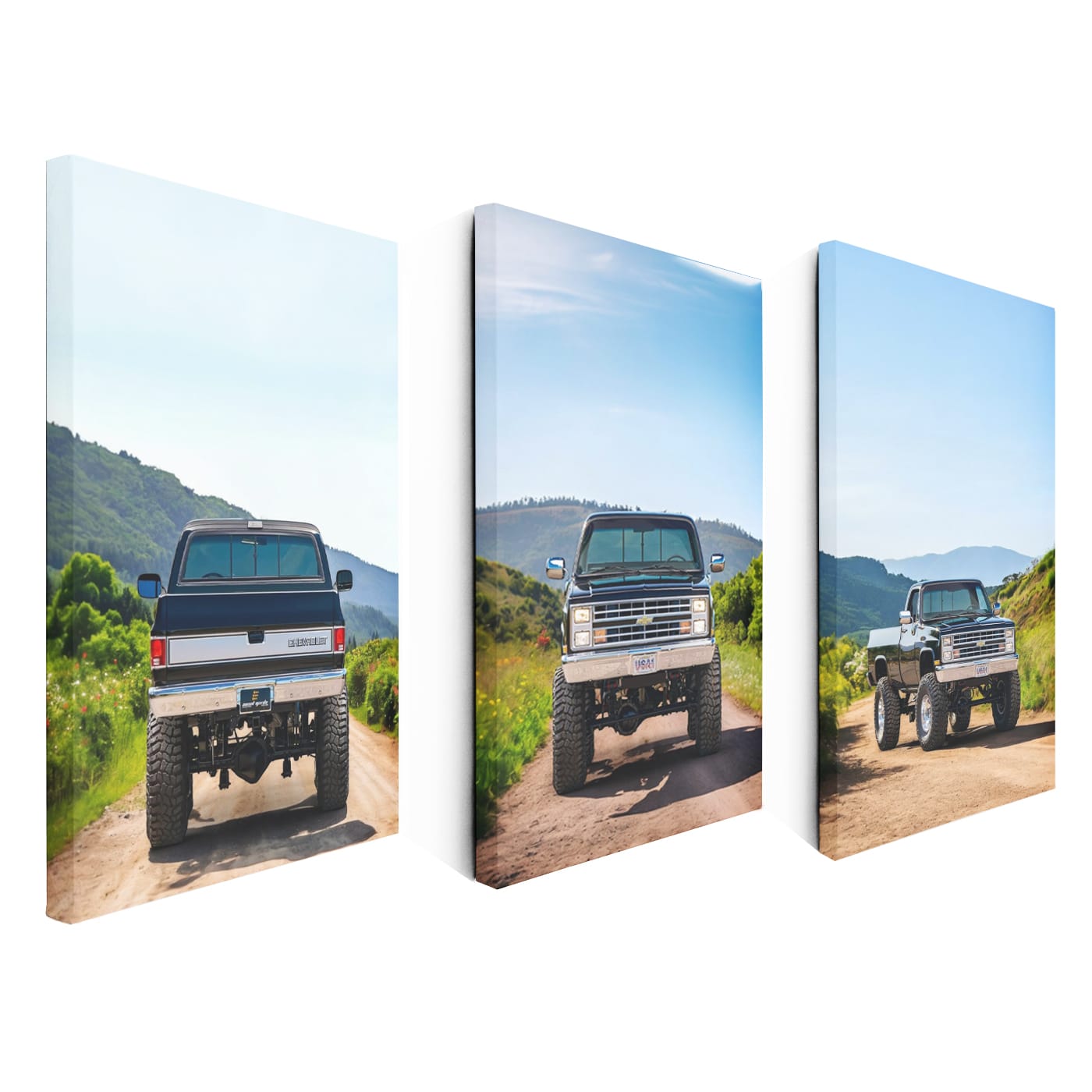 Chevrolet V20 Silverado In The Mountains Set of 3