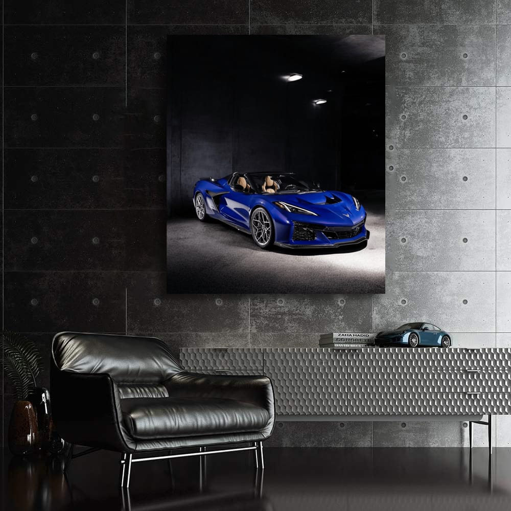 Chevrolet Corvette Under Night Sky - Beast Unleashed