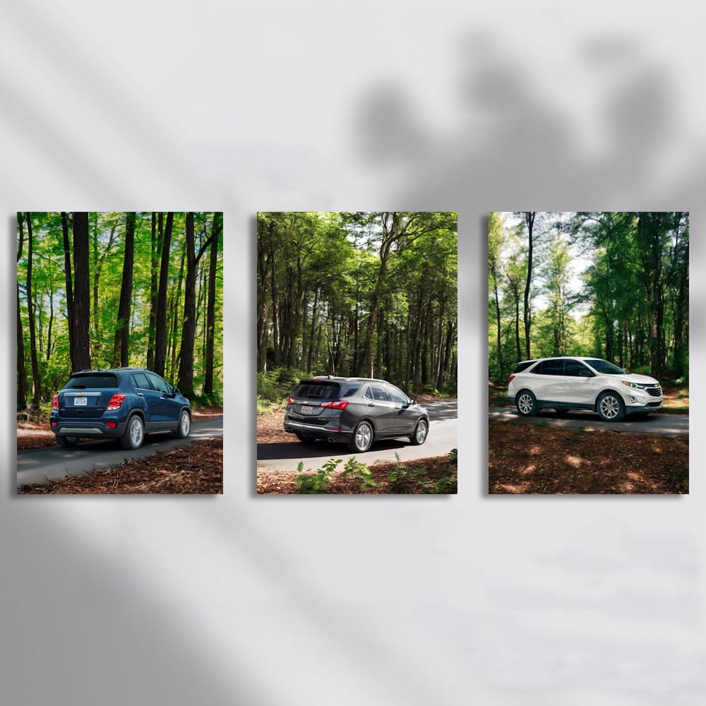 Chevrolet In The Forest Set of 3