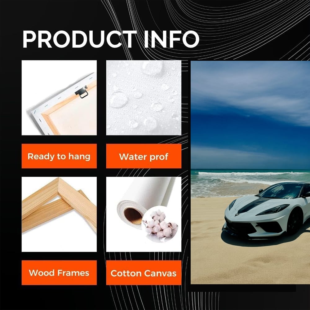 Corvette C8 Beachside Elegance - Masterpiece in Motion