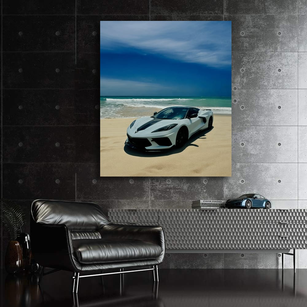 Corvette C8 Beachside Elegance - Masterpiece in Motion